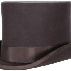 Overig Hoge Hoed Luxe Grijs (wolvilt)