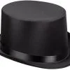 Overig Hoge Hoed Satijn Gala Zwart -Kostuum Winkel hoge hoed satijn gala zwart