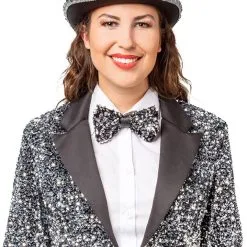 Overig Hoge Hoed Zilver Pailletten Dames