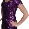 Overig Jurkje Pailletten Diva Paars -Kostuum Winkel jurkje pailletten diva paars