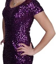 Overig Jurkje Pailletten Diva Paars