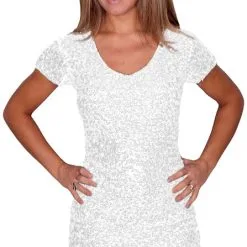 Overig Jurkje Pailletten Diva Wit