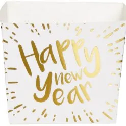 Overig Kartonnen Bakjes Happy New Year 40cl - 6st.