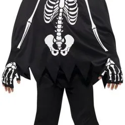 Overig Kinder Poncho Skelet Met Capuchon En Handschoenen 9 Overig Kinder Poncho Skelet Met Capuchon En Handschoenen -Kostuum Winkel kinder poncho skelet met capuchon en handschoenen jongen