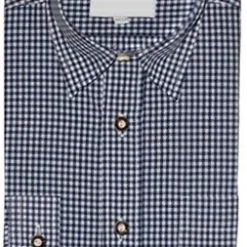 Overig Kinder Tiroler Overhemd Blauw Luxe