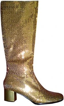 Overig Laarzen Pailletten Goud 3 Overig Laarzen Pailletten Goud