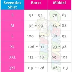 Overig Retro Seventies Shirt Bruin -Kostuum Winkel maattabel 57