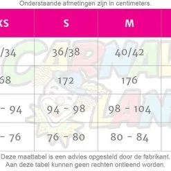 Overig Dames Discobroek Goud Met Wijde Pijpen -Kostuum Winkel maattabel dames 200047 1