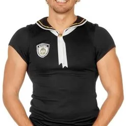 Overig Matrozenshirt Zwart Voor Heren