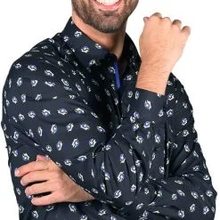 Overig Overhemd Heren Steek Blauw-Geel -Kostuum Winkel overhemd heren steek blauw geel 1