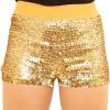 Overig Pailletten Hotpants Goud