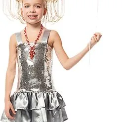 Overig Pailletten Jurkje Luxe Zilver