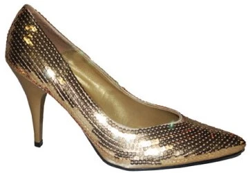 Overig Pailletten Pumps Goud 3 Overig Pailletten Pumps Goud