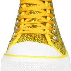 Overig Pailletten Sneakers Goud -Kostuum Winkel pailletten sneakers goud voorkant