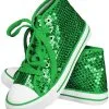 Overig Pailletten Sneakers Groen -Kostuum Winkel pailletten sneakers groen