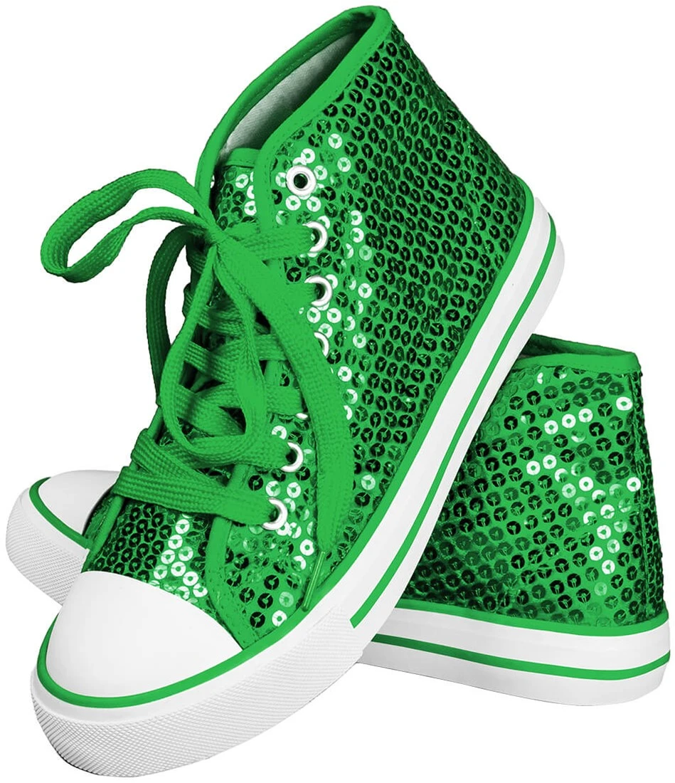 Overig Pailletten Sneakers Groen 3 Overig Pailletten Sneakers Groen
