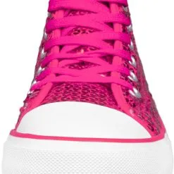 Overig Pailletten Sneakers Pink -Kostuum Winkel pailletten sneakers pink voorkant