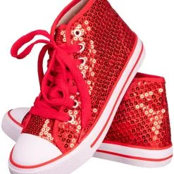 Overig Pailletten Sneakers Rood