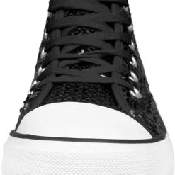 Overig Pailletten Sneakers Zwart 7 Overig Pailletten Sneakers Zwart -Kostuum Winkel pailletten sneakers zwart voorkant