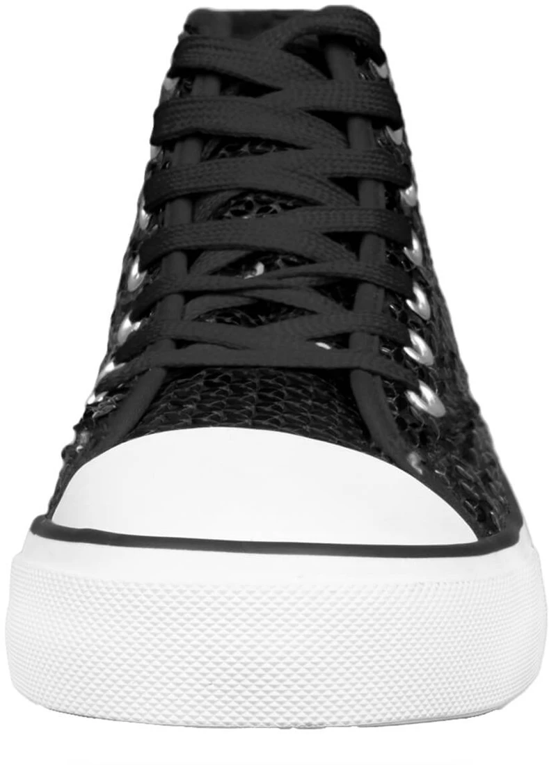 Overig Pailletten Sneakers Zwart 5 Overig Pailletten Sneakers Zwart - Afbeelding 3