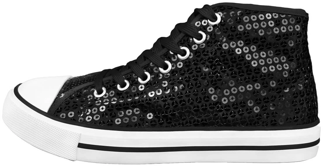 Overig Pailletten Sneakers Zwart 4 Overig Pailletten Sneakers Zwart - Afbeelding 2