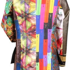 Overig Patchwork Carnavalsjas Dames 7 Overig Patchwork Carnavalsjas Dames -Kostuum Winkel patchwork carnavalsjas dames achterkant