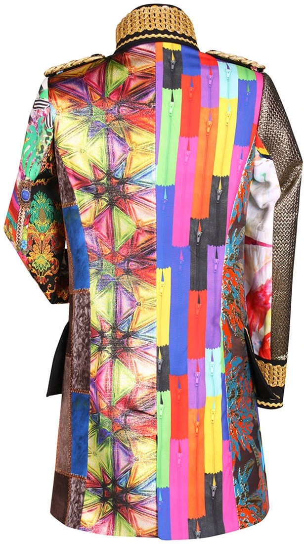 Overig Patchwork Carnavalsjas Dames 5 Overig Patchwork Carnavalsjas Dames - Afbeelding 3