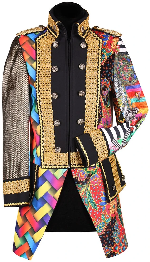 Overig Patchwork Carnavalsjas Dames 3 Overig Patchwork Carnavalsjas Dames