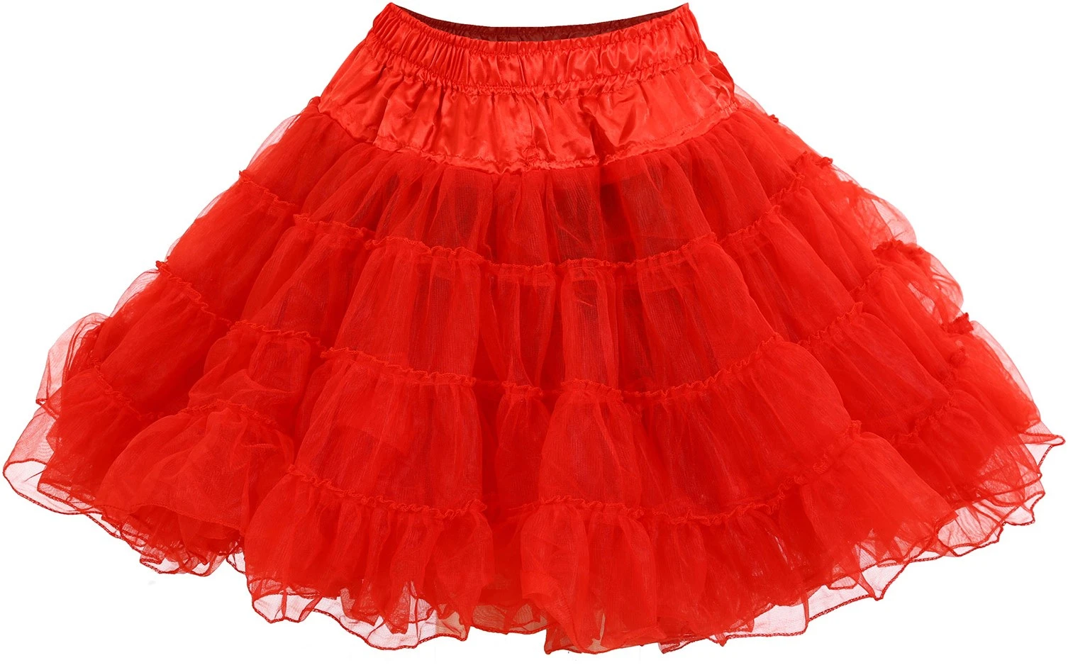 Overig Petticoat 2-Laags Rood 3 Overig Petticoat 2-Laags Rood