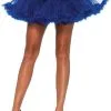 Overig Petticoat Blauw Luxe (2 Laags) -Kostuum Winkel petticoat blauw luxe 2 laags