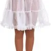 Overig Petticoat Kniehoogte Wit -Kostuum Winkel petticoat kniehoogte wit