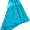 Overig Petticoat Met Kant Luxe Turquoise -Kostuum Winkel petticoat met kant luxe turquoise