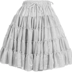 Overig Petticoat Metallic Zilver Luxe