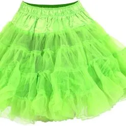 Overig Petticoat Neon Groen Luxe (2 Laags)