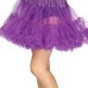 LEG AVENUE Petticoat Paars Luxe (2 Laags) -Kostuum Winkel petticoat paars luxe 2 laags