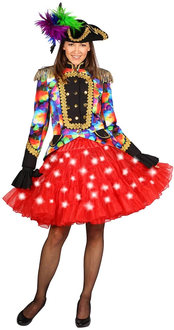 Overig Petticoat Rood Luxe Met Witte LED-Verlichting 3 Overig Petticoat Rood Luxe Met Witte LED-Verlichting