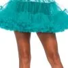 LEG AVENUE Petticoat Teal Groen Luxe (2 Laags) 2 LEG AVENUE Petticoat Teal Groen Luxe (2 Laags) -Kostuum Winkel petticoat teal groen luxe 2 laags