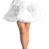 Overig Petticoat Wit Luxe (2 Laags) -Kostuum Winkel petticoat wit luxe 2 laags