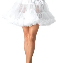 LEG AVENUE Petticoat Wit Luxe Plus Size (2 Laags)