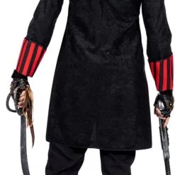 Overig Piratenjas Stripe Luxe Voor Heren 8 Overig Piratenjas Stripe Luxe Voor Heren -Kostuum Winkel piratenjas stripe luxe voor heren achterkant