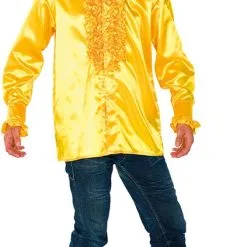 Overig Rucheblouse Super Luxe Geel