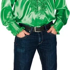 Overig Rucheblouse Super Luxe Groen