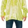 Overig Rucheblouse Super Luxe Neon Geel -Kostuum Winkel rucheblouse super luxe neon geel