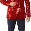 Suitmeister Glitter Jasje Rood