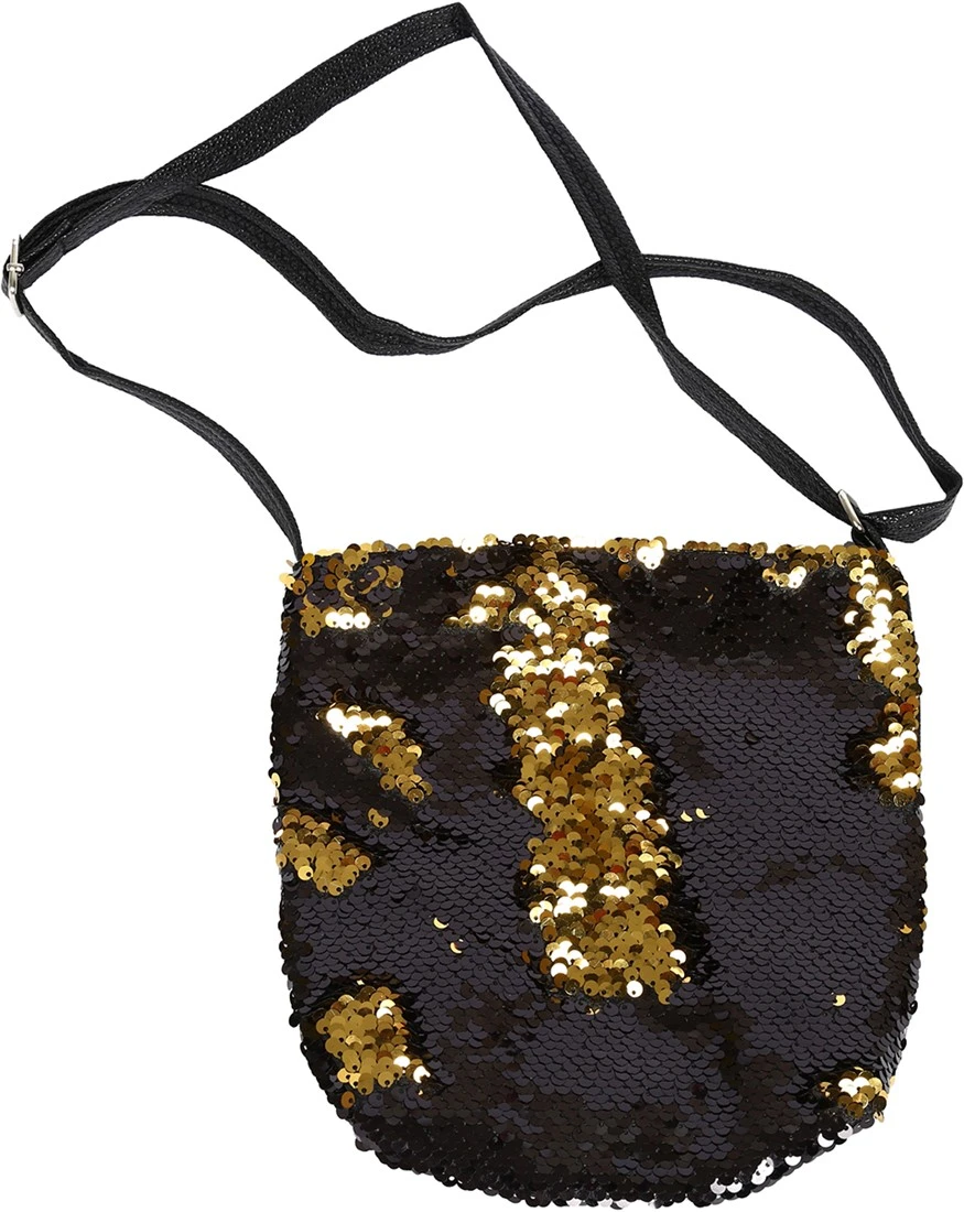 Overig Tasje Tover Pailletten Goud-Zwart 3 Overig Tasje Tover Pailletten Goud-Zwart
