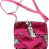 Overig Tasje Tover Pailletten Pink-Zilver -Kostuum Winkel tasje tover pailletten pink zilver