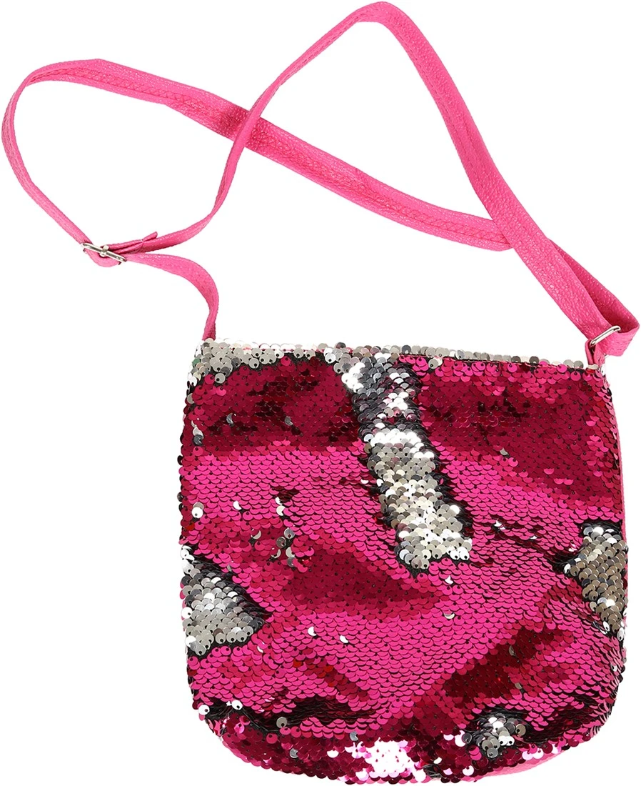 Overig Tasje Tover Pailletten Pink-Zilver 3 Overig Tasje Tover Pailletten Pink-Zilver