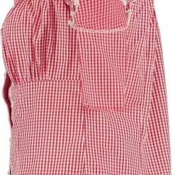 Overig Tiroler Dames Blouse Zofie Rood-Wit -Kostuum Winkel tiroler dames blouse zofie rood wit zijkant