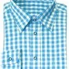 Overig Tiroler Overhemd Turquoise Luxe (katoen/polyester) -Kostuum Winkel tiroler overhemd turquoise luxe katoen polyester