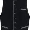 Overig Tiroler Trachten Vest Zwart (Polyesther Fluweel) -Kostuum Winkel tiroler trachten vest zwart polyesther fluweel